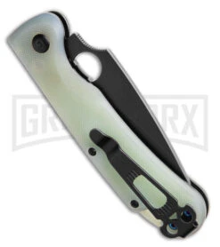 Daggerr Knives Sting Jade G-10 Automatic Knife - Black Plain -Best Knifes Shop Daggerr Knives Sting Automatic Knife Jade G10 3.5in Black D2 BHQ 183394 hd side large