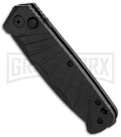Delta Force Automatic Knife Black Aluminum - Black Partially Serrated 7 Delta Force Automatic Knife Black Aluminum - Black Partially Serrated -Best Knifes Shop Delta Force Auto Black Molded Plastic Black Partially Serrated GX 33539 jr spine large