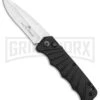 Delta Force Automatic Knife Black Aluminum - Satin Plain 2 Delta Force Automatic Knife Black Aluminum - Satin Plain -Best Knifes Shop Delta Force Auto Black Molded Plastic Satin Plain GX 33541 jr large