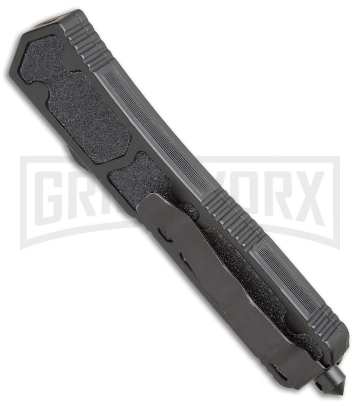 Delta Force D/A OTF Automatic Knife - Black/Satin Tanto Plain 5 Delta Force D/A OTF Automatic Knife - Black/Satin Tanto Plain - Image 3