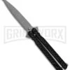 Dwarf Balisong Butterfly Knife Stonewash Trainer Black (3.25" Dull) -Best Knifes Shop Dwarf Balisong Butterfly SW Trainer Black Dull WG 860 GX 31508 jr large