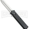Elemental Black OTF Automatic Knife - Satin Plain -Best Knifes Shop Elemental Black TT6 BP 18598 jr large