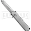 Elemental Silver OTF Automatic Knife - Satin Plain 2 Elemental Silver OTF Automatic Knife - Satin Plain -Best Knifes Shop Elemental Silver TT9 BP 18599 jr large