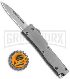 Firecracker Mini Gray HL D/A OTF Automatic Knife - Bead Blast Plain 9 Firecracker Mini Gray HL D/A OTF Automatic Knife - Bead Blast Plain -Best Knifes Shop FIrecracker Mini Gray DA OTF Auto BB 2706 1PK GX 35324 LS Bottlecap large