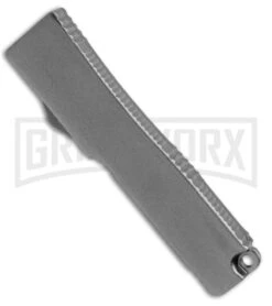 Firecracker Mini Gray HL D/A OTF Automatic Knife - Bead Blast Plain 8 Firecracker Mini Gray HL D/A OTF Automatic Knife - Bead Blast Plain -Best Knifes Shop FIrecracker Mini Gray DA OTF Auto BB 2706 1PK GX 35324 LS Side large