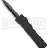 Firecracker Mini Black D/A OTF Automatic Knife - Black Dagger -Best Knifes Shop Firecracker Mini Black DA OTF Auto Black Dagger GX 37858 jr large