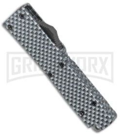 Firecracker Mini Sim. Carbon Fiber D/A OTF Automatic Knife - Black Dagger -Best Knifes Shop Firecracker Mini Sim CF DA OTF Auto Black Dagger GX 37871 jr spine large