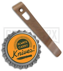 Flytanium Pocket Clip For Boker Kalashnikov Knives Bronze Anodized Titanium -Best Knifes Shop Flytanium Ti Pocket Clip for Boker KALS Knives Bronze Anodized BHQ 174279 jr bottlecap large