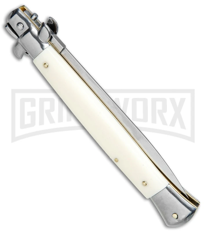 Frank B. 11" Sim Ivory Stiletto Automatic Knife - Dagger 5 Frank B. 11" Sim Ivory Stiletto Automatic Knife - Dagger - Image 3