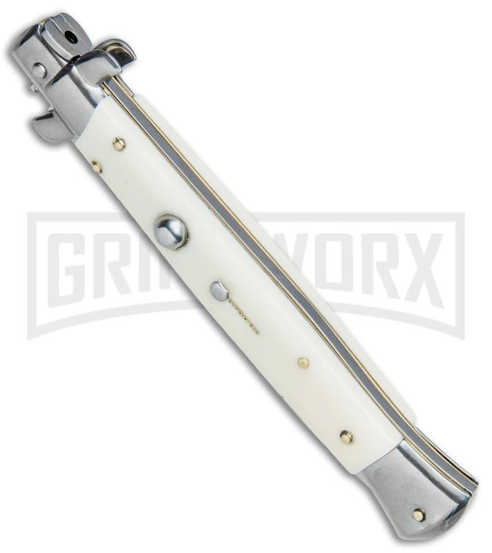 Frank B. 11" Sim Ivory Stiletto Automatic Knife - Dagger 4 Frank B. 11" Sim Ivory Stiletto Automatic Knife - Dagger - Image 2