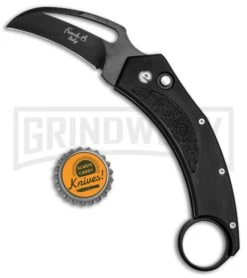 Frank B Autohawk Black Automatic Knife - Karambit Black Plain 9 Frank B Autohawk Black Automatic Knife - Karambit Black Plain -Best Knifes Shop Frank B Autohawk Black Karambit BP 4715 jr bottlecap large