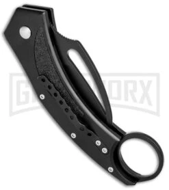 Frank B Autohawk Black Automatic Knife - Karambit Black Plain 8 Frank B Autohawk Black Automatic Knife - Karambit Black Plain -Best Knifes Shop Frank B Autohawk Black Karambit BP 4715 jr side large