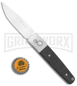 Ganzo Knives G7211-BK Black G-10 Automatic Knife - Flat Grind Satin -Best Knifes Shop Ganzo Knives Black G 10 Flat Grind Satin G7211 BK BP 25412 jr bottlecap large