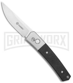 Ganzo Knives G7362-BK Black G-10 Automatic Knife - Flat Grind Stonewash