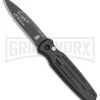 Gerber Mini Covert Black Automatic Knife - Black Plain -Best Knifes Shop Gerber Auto Mini Covert Black Black 30 001394 BHQ 67402 jr large