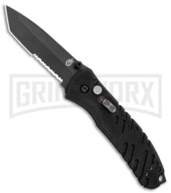 Gerber Propel Downrange Black Spring Assist Knife - Tanto Black Serr