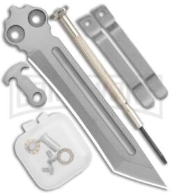 Instaknives Black Aluminum Balisong Tanto Trainer/Live Blade - Satin Dull/Plain -Best Knifes Shop Instaknives Black Balisong Tanto Trainer Blade GX 37598 jr extra large