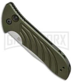 Kershaw Emerson Launch 5 OD Green Automatic Knife - Stonewash Plain 8 Kershaw Emerson Launch 5 OD Green Automatic Knife - Stonewash Plain -Best Knifes Shop Kershaw Emerson Launch 5 green sw BHQ 75947 er spine large