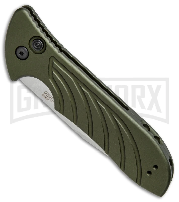 Kershaw Emerson Launch 5 OD Green Automatic Knife - Stonewash Plain 5 Kershaw Emerson Launch 5 OD Green Automatic Knife - Stonewash Plain - Image 3