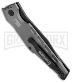 Kershaw Launch 7 Galyean Gray Automatic Knife - Black Plain -Best Knifes Shop Kershaw Galyean Launch 7 Gray Black 7900GRYBLK BHQ 52153 jr side large