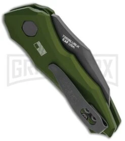 Kershaw Launch 10 Olive Green Automatic Knife CA Legal - Stonewash Plain 8 Kershaw Launch 10 Olive Green Automatic Knife CA Legal - Stonewash Plain -Best Knifes Shop Kershaw Launch 10 Auto Olive Green Black KER7350OLBLK BHQ 115105 jr side large