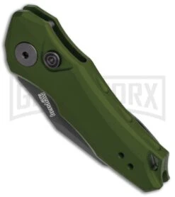 Kershaw Launch 10 Olive Green Automatic Knife CA Legal - Stonewash Plain 7 Kershaw Launch 10 Olive Green Automatic Knife CA Legal - Stonewash Plain -Best Knifes Shop Kershaw Launch 10 Auto Olive Green Black KER7350OLBLK BHQ 115105 jr spine large