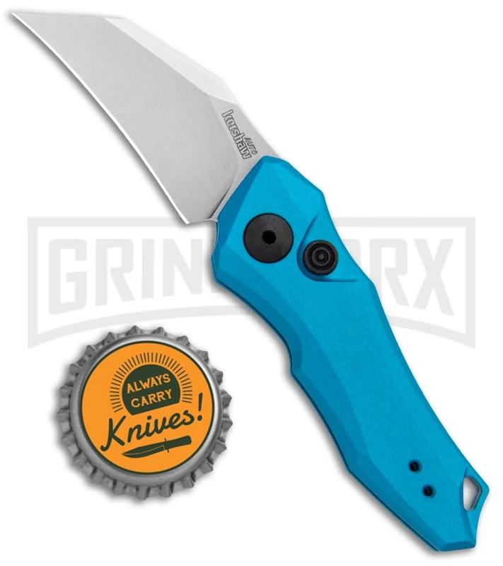 Kershaw Launch 10 Teal Automatic Knife CA Legal - Stonewash Plain 6 Kershaw Launch 10 Teal Automatic Knife CA Legal - Stonewash Plain - Image 4