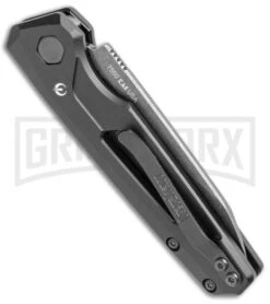 Kershaw Launch 11 Black Aluminum Automatic Knife - Blackwash Plain -Best Knifes Shop Kershaw Launch 11 Auto Black Aluminum Blackwash 7550 BHQ 105982 jr side large