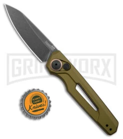 Kershaw Launch 11 OD Green Aluminum Automatic Knife - Blackwash Plain 9 Kershaw Launch 11 OD Green Aluminum Automatic Knife - Blackwash Plain -Best Knifes Shop Kershaw Launch 11 Auto OD Green Aluminum Blackwash BHQ 178231 jr bottlecap large