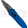 Kershaw Launch 4 Damascus Automatic Knife Blue CA Legal - Plain -Best Knifes Shop Kershaw Launch 4 CA Legal Auto Blue Damascus 7500BLUDAM BHQ 91856 jr large