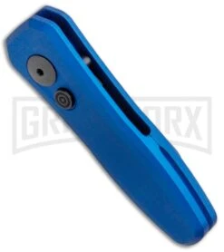 Kershaw Launch 4 Damascus Automatic Knife Blue CA Legal - Plain -Best Knifes Shop Kershaw Launch 4 CA Legal Auto Blue Damascus 7500BLUDAM BHQ 91856 jr spine large