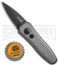 Kershaw Launch 4 Gray Automatic Knife CA Legal - Black Plain -Best Knifes Shop Kershaw Launch 4 CA Legal Gray Black KER7500GRYBLK BHQ 74062 jr bottlecap large