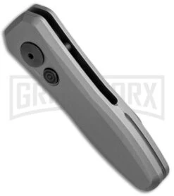 Kershaw Launch 4 Gray Automatic Knife CA Legal - Black Plain -Best Knifes Shop Kershaw Launch 4 CA Legal Gray Black KER7500GRYBLK BHQ 74062 jr spine large