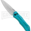 Kershaw Launch 6 Teal Automatic Knife - Stonewash Plain -Best Knifes Shop Kershaw Launch 6 Teal SW BHQ 89520 er large