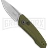 Kershaw Launch 9 OD Green Automatic Knife CA Legal - Stonewash Plain -Best Knifes Shop Kershaw Launch 9 Auto OD Green Working KER7250OLSW BHQ 113298 jr large