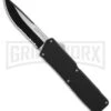 Lightning Black D/A OTF Automatic Knife - Two-Tone Serr 1 Lightning Black D/A OTF Automatic Knife - Two-Tone Serr -Best Knifes Shop Lightning Black DA OTF Auto TT Serr GX 31875 jr large