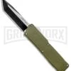 Lightning OD Green D/A OTF Automatic Knife - Tanto Two Tone -Best Knifes Shop Lightning OD DA OTF Auto Tanto TT GX 33425 jr large