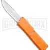 Lightning Orange D/A OTF Automatic Knife - Satin Serr 1 Lightning Orange D/A OTF Automatic Knife - Satin Serr -Best Knifes Shop Lightning Orange DA OTF Satin Serr BP 22656 jr large