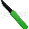 Lightning Zombie Edition Green D/A OTF Automatic Knife - Black Serr 2 Lightning Zombie Edition Green D/A OTF Automatic Knife - Black Serr -Best Knifes Shop Lightning Zombie Edition Green DA black serr BP 26231 er large