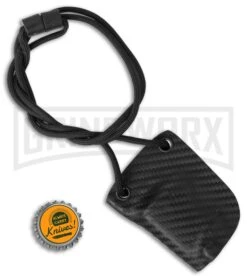 Linos Kydex Boker Kalashnikov Neck Sheath W/ Black Cord - Carbon Fiber -Best Knifes Shop Linos Kydex Sheath for Boker Kalashnikov Neck Cord Carbon Fiber BHQ 68495 er bottlecap large