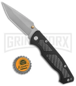 Delta Force M-14 D/A Black Carbon Fiber Tanto Knife - Bead Blast 9 Delta Force M-14 D/A Black Carbon Fiber Tanto Knife - Bead Blast -Best Knifes Shop M 14 Dual Action Auto Tanto BB GX 38406 jr bottlecap large