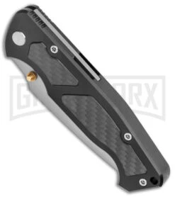 Delta Force M-14 D/A Black Carbon Fiber Tanto Knife - Bead Blast 7 Delta Force M-14 D/A Black Carbon Fiber Tanto Knife - Bead Blast -Best Knifes Shop M 14 Dual Action Auto Tanto BB GX 38406 jr spine large