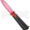 M-Tech Snake Eye Balisong Butterfly Trainer - Black / Red 2 M-Tech Snake Eye Balisong Butterfly Trainer - Black / Red -Best Knifes Shop M Tech Snake Eye Balisong Butterfly Trainer Black Red BUTT MT 872 RD GX 36720 jr large
