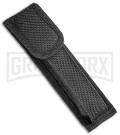 Mago 11" Black Smoke Abyss Italian Stiletto OTF Automatic Knife - Bayo -Best Knifes Shop Mago 11in Black Bayo Italian Stiletto OTF Auto Satin GX 36130 jr sheath large