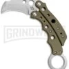 Mantis Vuja De Desert Tan G-10 Balisong Karambit Butterfly Knife - Satin Plain -Best Knifes Shop Mantis Vuja De Balisong Karambit Crossover Desert Tan G 10 Satin MANMK4DT BHQ 56612 jr large