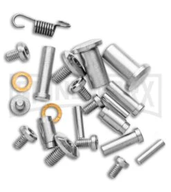 Maxace Covenant Titanium/CF Drop Point Balisong - Satin Plain -Best Knifes Shop Maxace Covenant Butterfly Gray Handle Satin Blade Drop Point GX 37723 td screws large