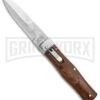Mikov 241 Predator Cocobolo Automatic Lever Lock Knife - Bayo Damascus 2 Mikov 241 Predator Cocobolo Automatic Lever Lock Knife - Bayo Damascus -Best Knifes Shop Mikov 241 Predator LL Bayo Auto Cocovolo Damascus BHQ 104155 jr large