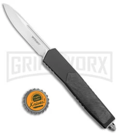 No Limit Knives Instigator Black OTF Automatic Knife - Satin Drop Point Plain 11 No Limit Knives Instigator Black OTF Automatic Knife - Satin Drop Point Plain -Best Knifes Shop No Limit Knives Instigator Black OTF Auto Modified Satin GX 38880 jr bottlecap large