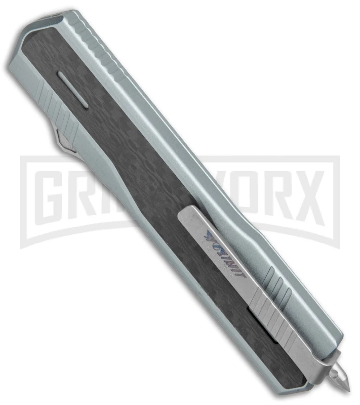 No Limit Night Stalker Blue OTF Automatic Knife - Satin Plain S90V 5 No Limit Night Stalker Blue OTF Automatic Knife - Satin Plain S90V - Image 3