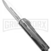 No Limit Night Stalker II Gray D/E OTF Automatic Knife - Satin Plain M390